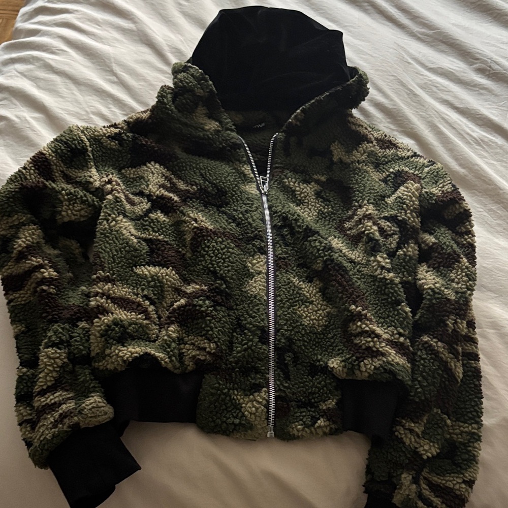 Camouflage Fleece Jacket